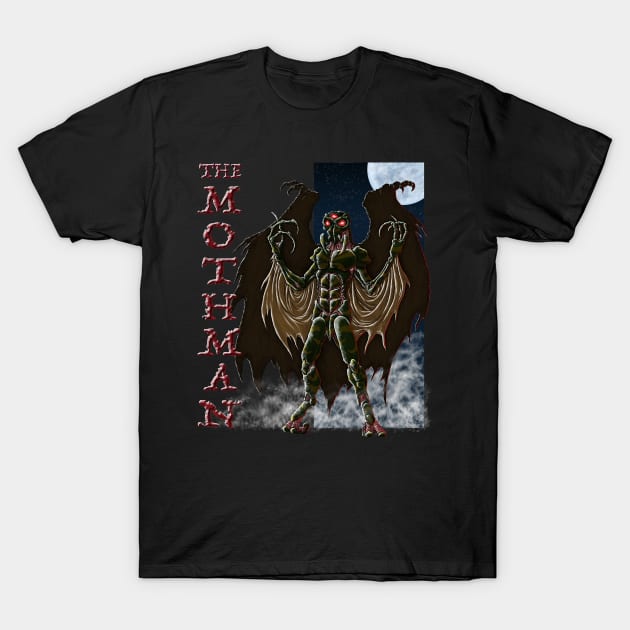 Mothman II T-Shirt by adefelice